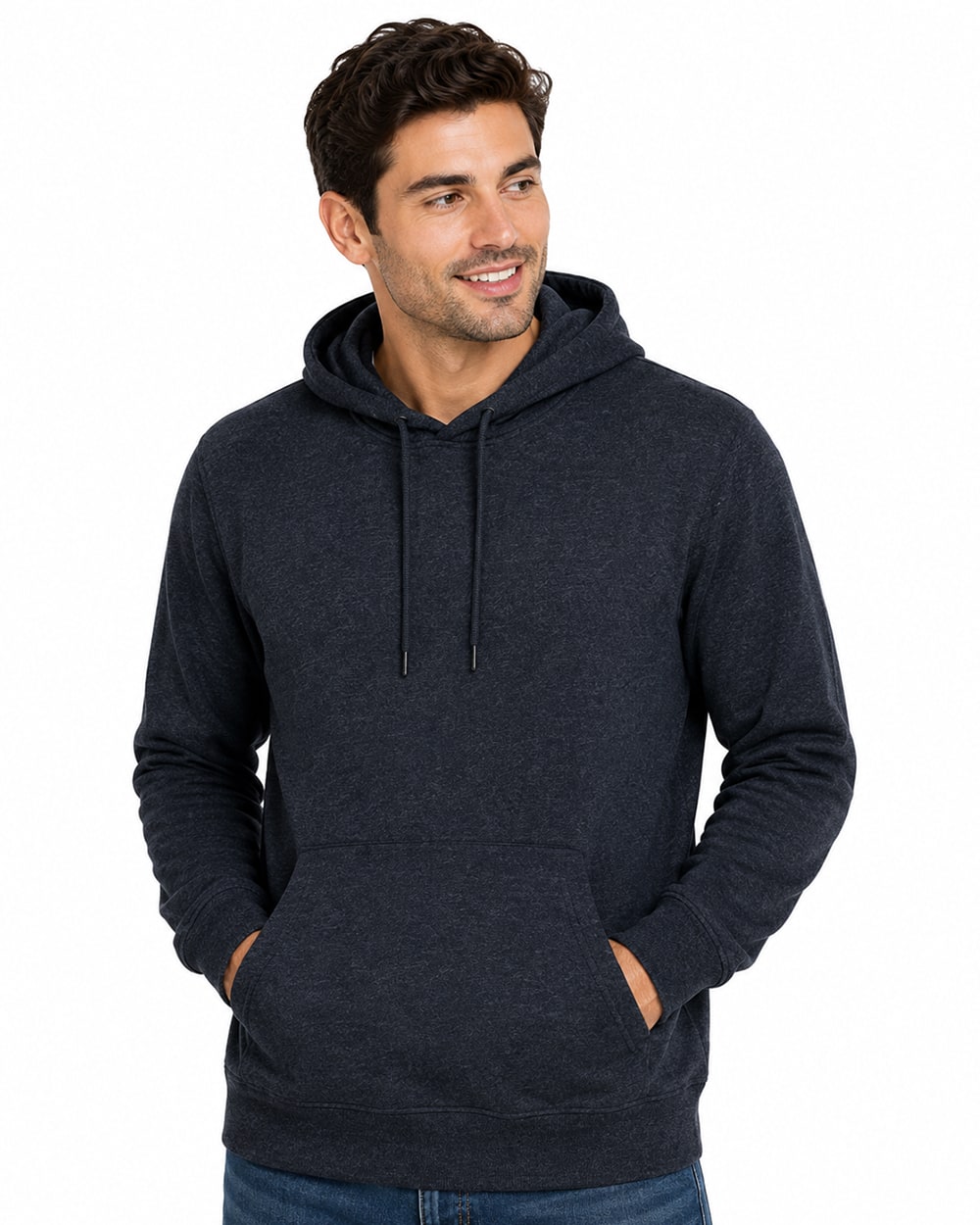 Men's Lightweight Pullover Fleece Hoodie #01