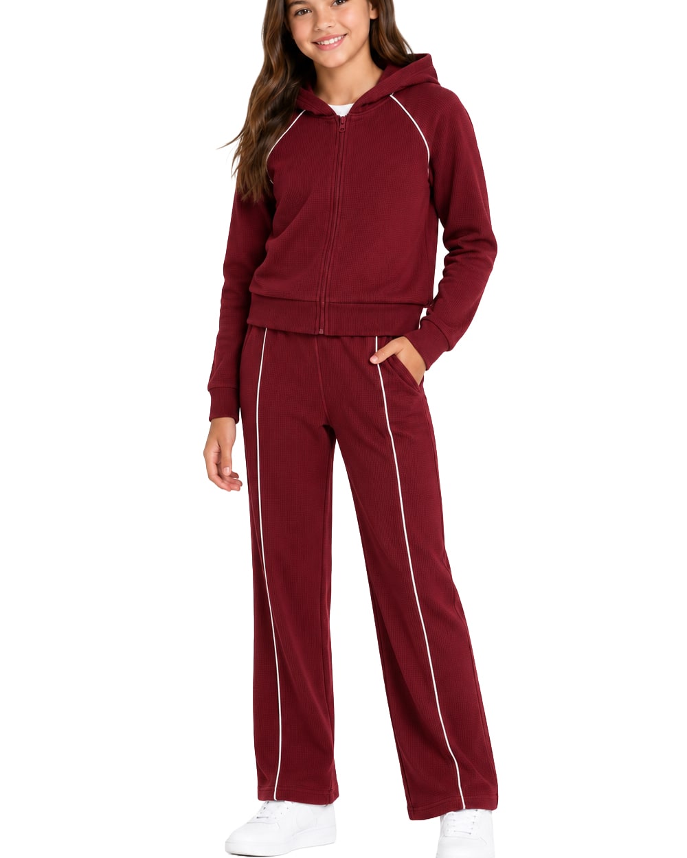 Girls' Hoodie & Track Pants Set #N18