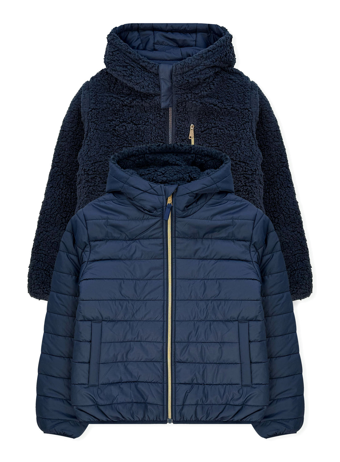 Girls' Reversible Jacket With Sherpa Lining #97