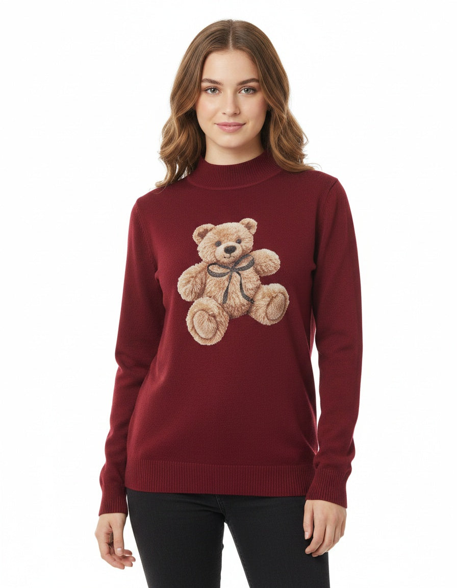 Crewneck Bear Sweater
