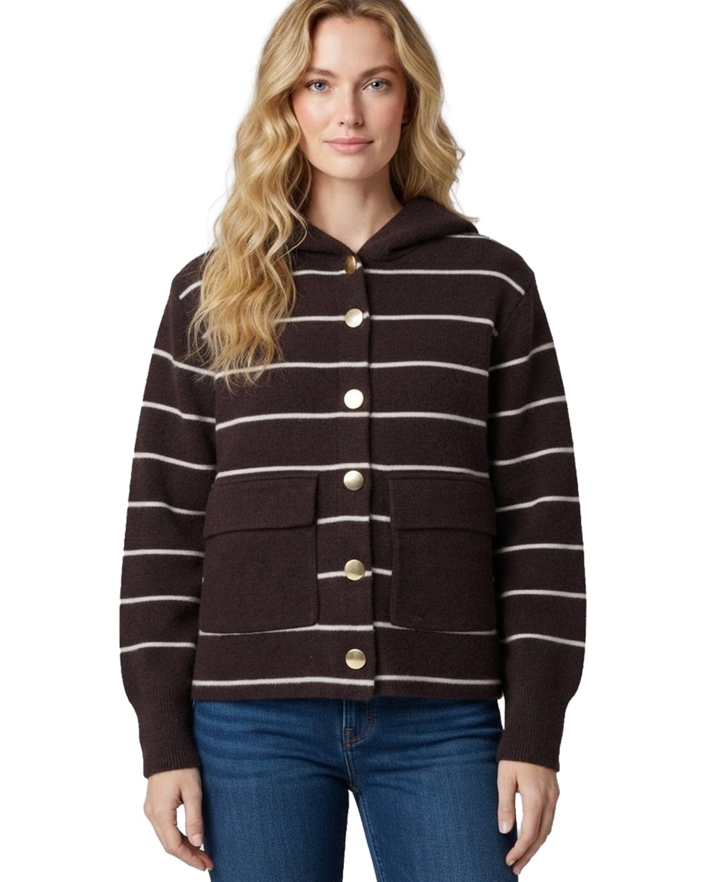 Striped Sweater Jacket #31