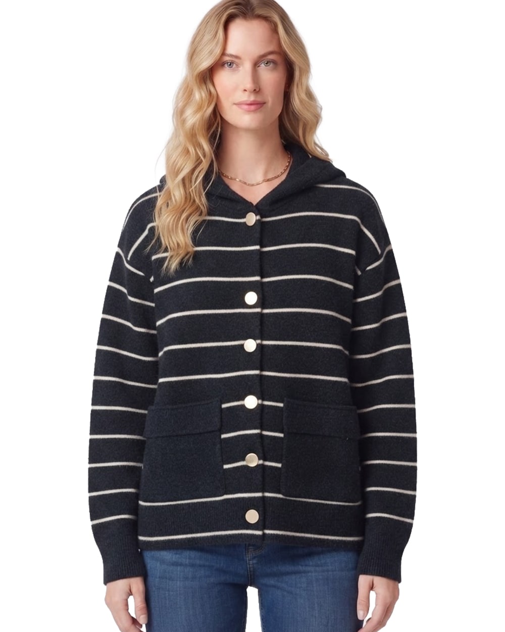 Striped Sweater Jacket #31