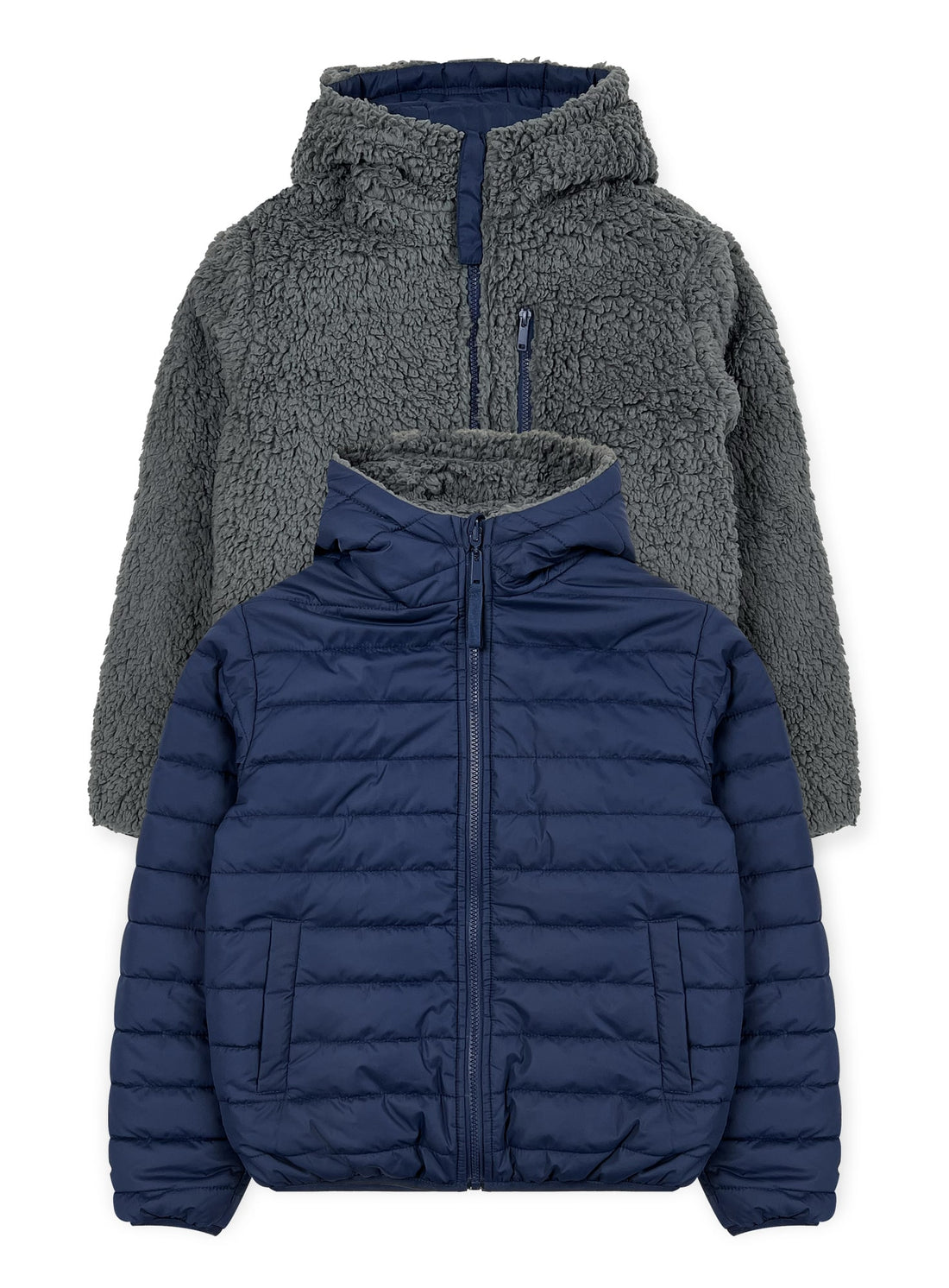 Boys' Reversible Jacket With Sherpa Lining #25