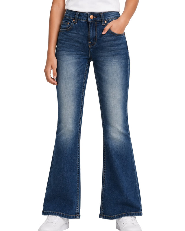 Girls' Faded Skinny Jeans #03