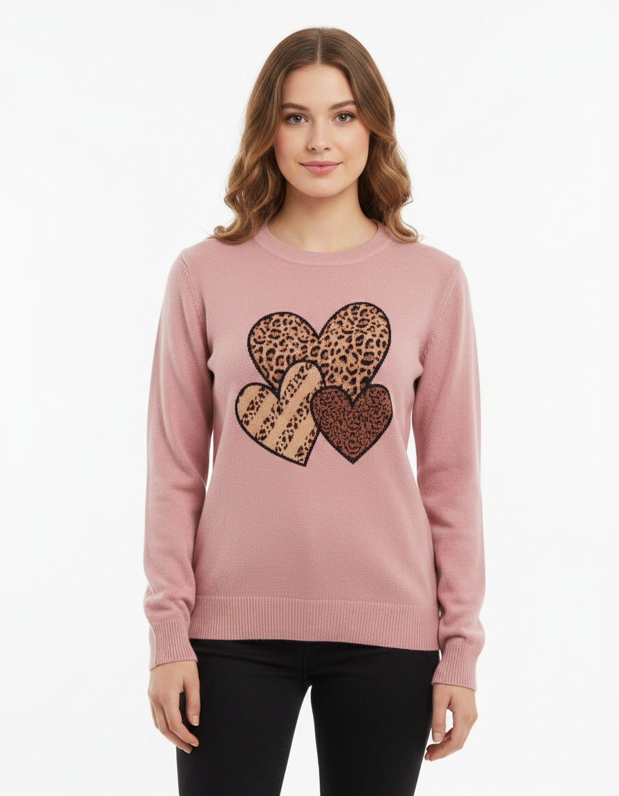 Crewneck Heart Sweater