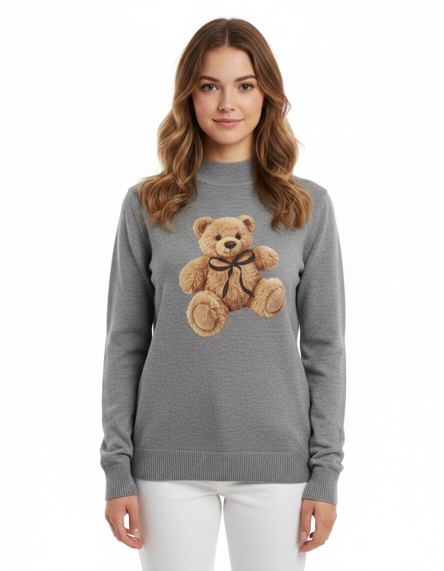 Crewneck Bear Sweater